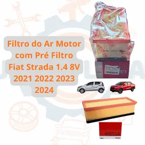 Filtro de Ar do Motor com Pré-Filtro da marca Wega, modelo FAP-9121