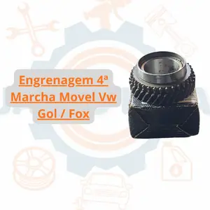 Engrenagem Móvel da 4ª Marcha destinada a veículos Volkswagen, como Gol e Fox.
