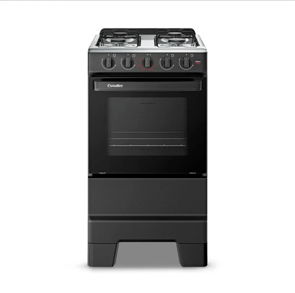 Fogão Esmaltec Ideal Pop 4120 4 Bocas - Preto