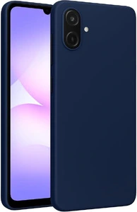 Capa Celular Case Premium Compatível Samsung_ Galaxy A07 4G Silicone Veludo (AZUL MARINHO)