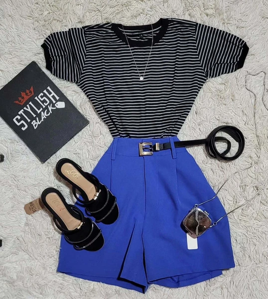 Blusa Feminina Cropped Estilosa para o Verão