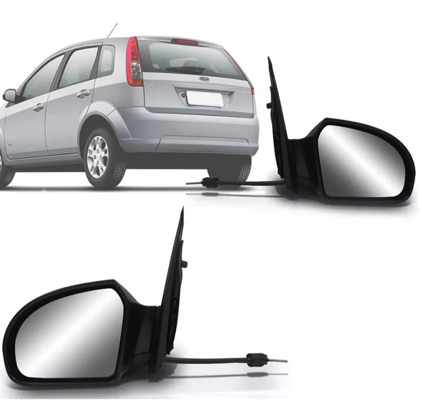 Retrovisor Ford Fiesta 2003 2004 2005 2006 2007 2008 2009 2010 2011 2012 Com Controle