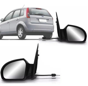Retrovisor Ford Fiesta 2003 2004 2005 2006 2007 2008 2009 2010 2011 2012 Com Controle