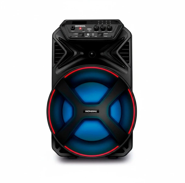 Caixa de Som Mondial CM-250 Bluetooth/USB 250Wrms Bivolt - Preto