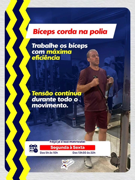 Esse exercício é excelente para trabalhar os bíceps