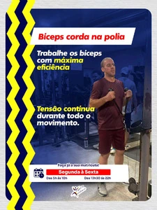 Esse exercício é excelente para trabalhar os bíceps