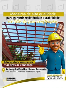 Madeiras de alta qualidade para resistência e durabilidade em telhados.
